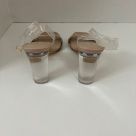 Aldo Rhinestone Ankle Strap Sandal 8.5M - Picture 3 of 4